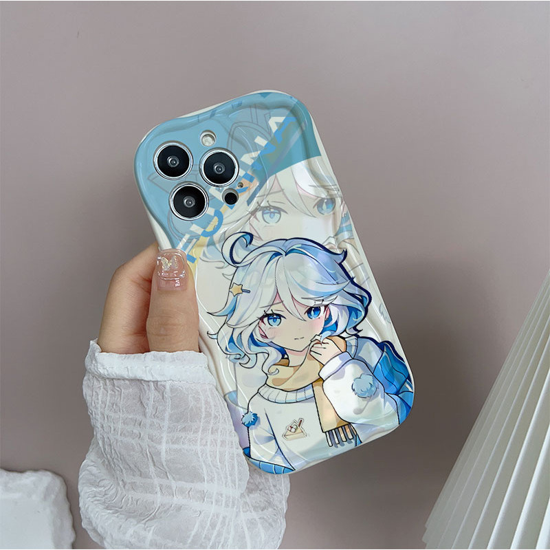 Vỏ Cho Xiaomi Redmi Note 14 Pro 5G 12 14 4G 11 10 12 13 14 Pro Plus 12S Ốp Lưng Genshin Impact Furina Neuvillette Chống Sốc Silicon Mềm Viền Sóng