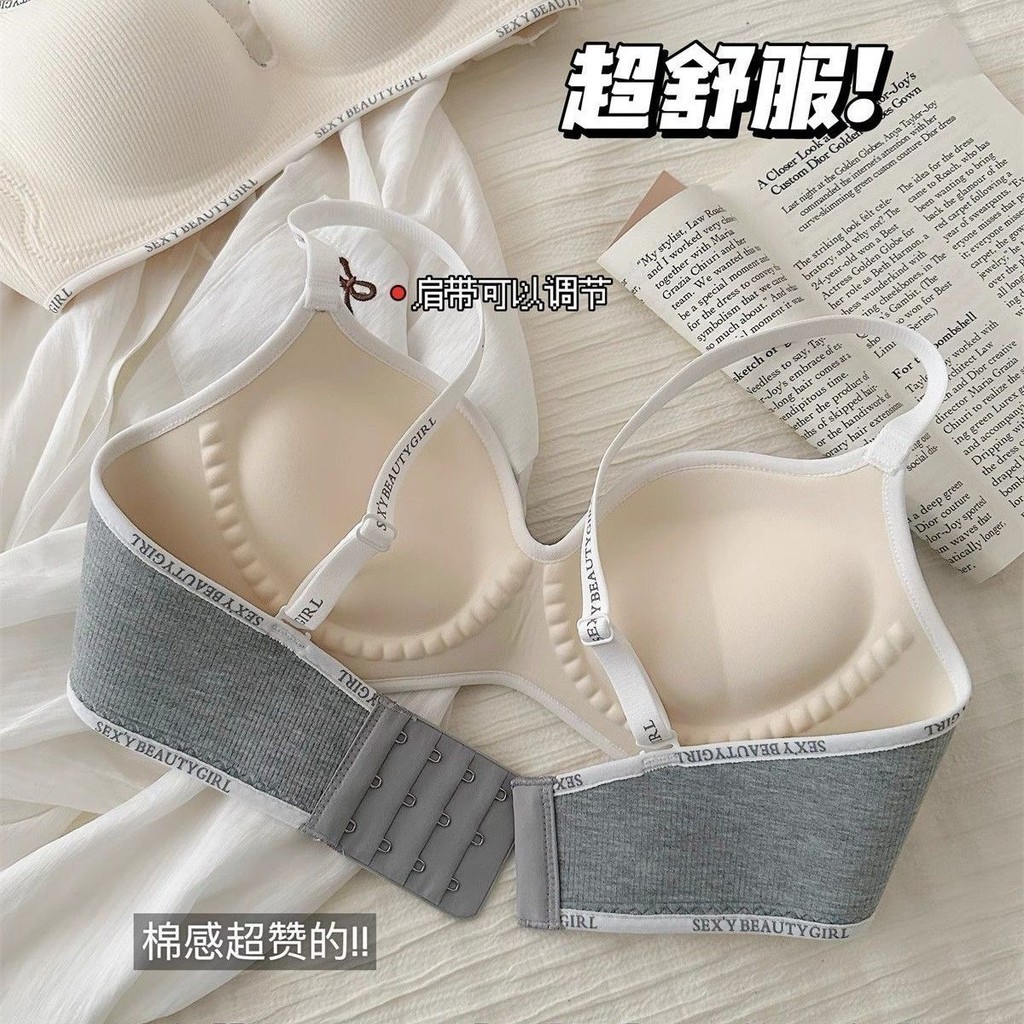 Quần lót nữ dày 8CM áo ngực tập hợp không có vòng thép