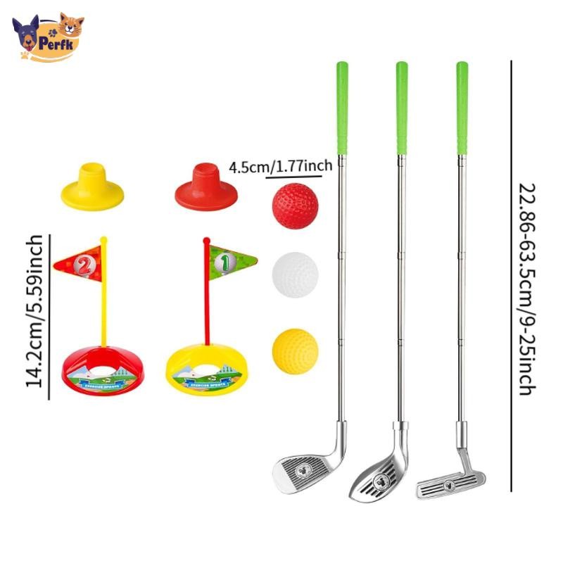 Bộ Golf Tập Đi Cho Bé 3 4 5 6 Tuổi Bé Trai Bé Gái Quà Tặng Sinh Nhật Giáo Dục Golf Bộ Đồ Chơi Cho Bóng Trong Nhà Đồ Chơi Sân Vườn Sân Sau