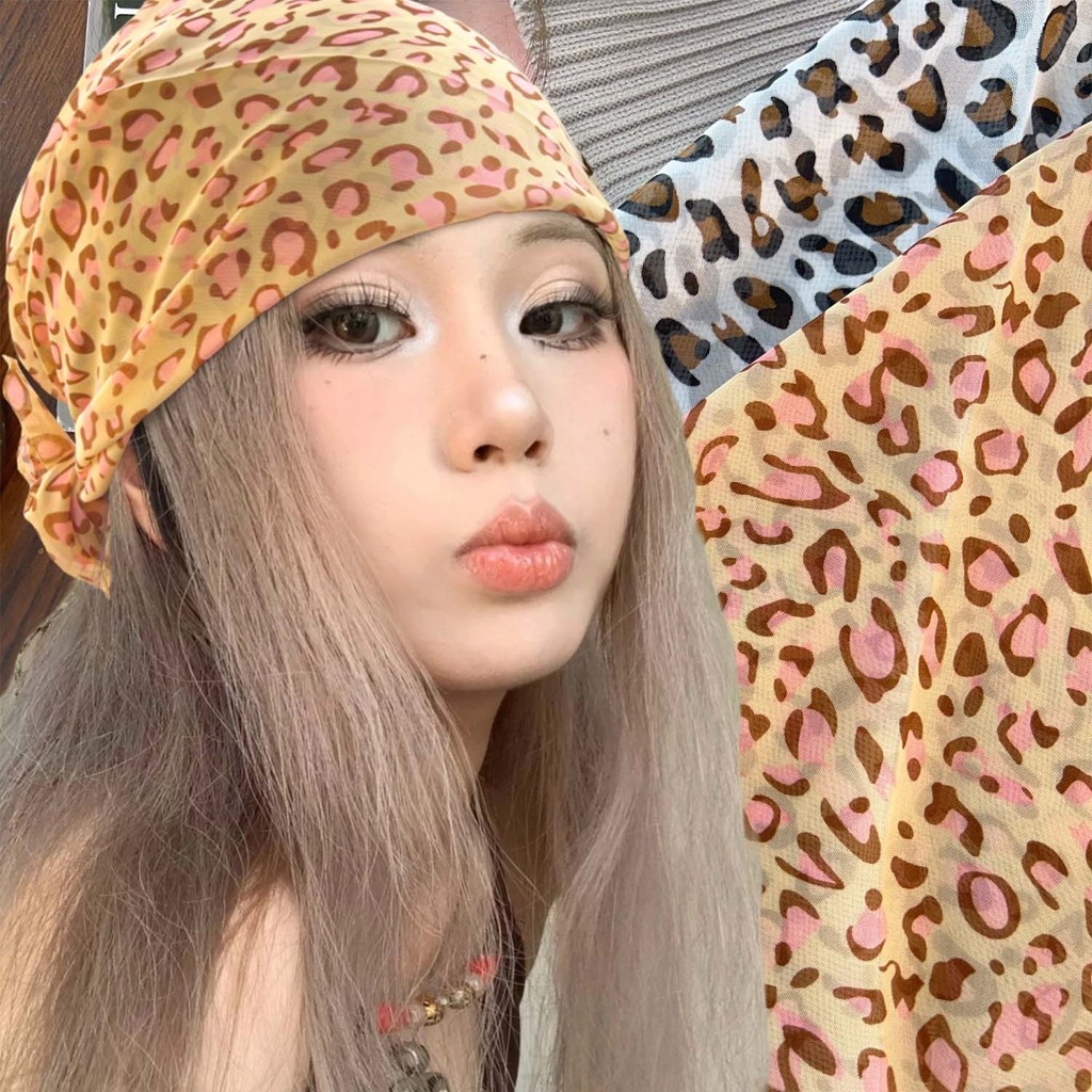 Khăn trùm đầu thời trang thoải mái chất lượng cao cho nữ / Khăn trùm đầu da báo cổ điển / Khăn quàng cổ dự tiệc đa năng ấm áp Phụ kiện tinh tế