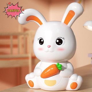 [Pnpia] Bunny Piggy Bank Hộp Tiết Kiệm Tiền Tượng Thủ Công Hộp Tiết Kiệm Cho Kệ Nhà Để Bàn Phòng Ngủ Quà Tặng Sinh Nhật Boutique Boutique