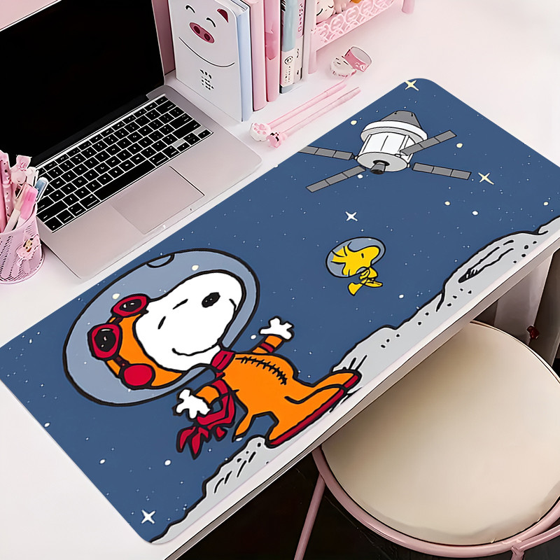 Miếng Lót Chuột Lớn Dễ Thương Anime Mousepads Kawaii Bàn Thảm Hoạt Hình S-noopy Phụ Kiện Văn Phòng Thảm Để Bàn Pc Laptop Cao Su Chuột Thảm