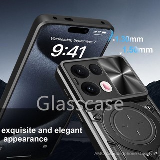 Ốp điện thoại cho Oppo Reno 13 1 3 F pro 13F 13pro Reno13 F 13F Reno13pro OppoReno13F 4G 5G, vỏ kim loại có vòng bảo vệ, giá đỡ, đẩy camera, bảo vệ lưng cứng, chống sốc