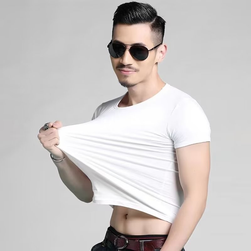 VG Áo thun cổ tròn thoải mái có đồ họa phong cách đô thị - Thiết yếu mùa xuân / mùa hè thông thường