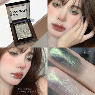 Phấn mắt đơn màu HERORANGE Smoky - Sắc tố cường độ cao, lâu trôi, mờ ngọc trai, không nhòe, lấp lánh mịn, làm sáng mắt nữ