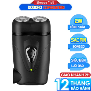 Máy Cạo Râu Mini DODORO FS711 Sử Dụng Sạc Pin Thông Minh Tiện Lợi Có Lưỡi Dao Kép Tự Làm Sắc