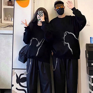 Áo Sweater nam nữ nỉ cotton form rộng