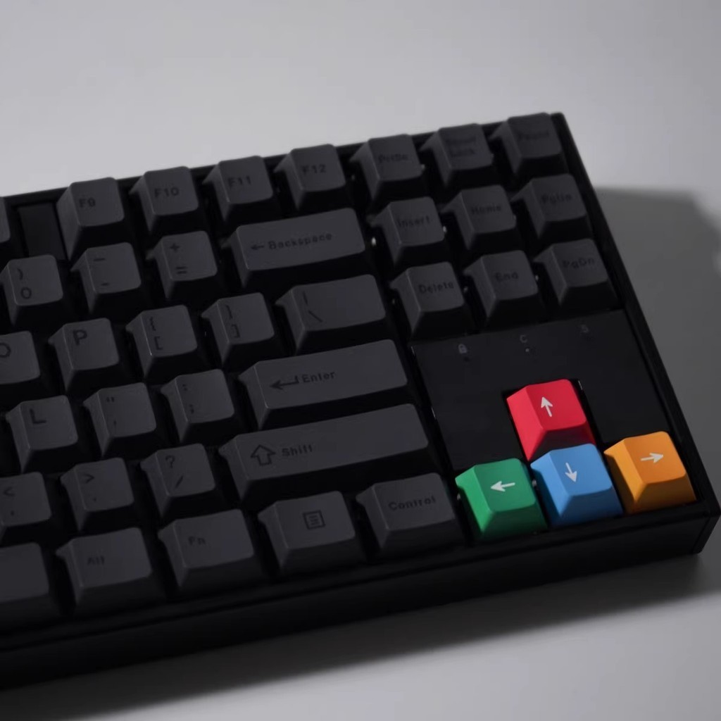 Yongqiu Retro Tối Giản Đen Xám Nhật Bản Keycap Cherry Profile Dye-Sub Keycaps Bộ Bàn Phím Cơ mx switch | BigBuy360 - bigbuy360.vn