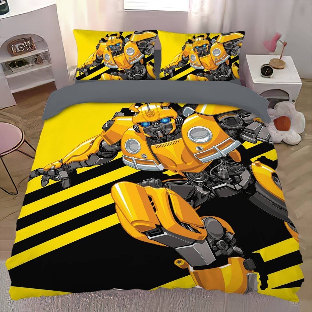 PS1 Transformers Phù Hợp Với Bộ Chăn Ga Gối Chăn Ga Gối Nhà Phòng Ngủ Có Thể Giặt Ký Túc Xá 3IN1 SP1