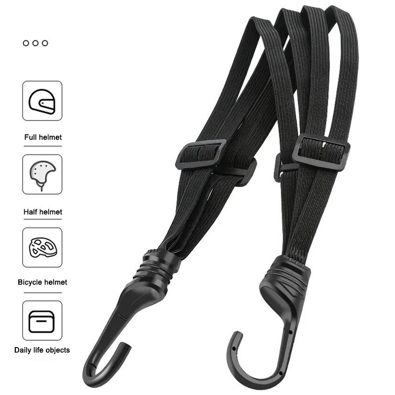 Dây thun xe máy SEAMETAl Mũ bảo hiểm xe máy Dây đeo cố định Điều chỉnh dây cố định 60cm / 90cm