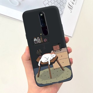 Dành Cho OPPO F11 / F11 Pro Ốp Lưng CPH1913 CPH1911 CPH1969 Vỏ Mềm Chống Sốc Hoa Mèo Dễ Thương Cho OPPOF11 F 11 F11Pro Shell