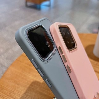 Ốp Điện Thoại Xiaomi 13 Lỏng Chống Bụi Bẩn Mới Xiaomi 14pro Ốp Điện Thoại Xiaomi 15 Chống Sốc Cảm Giác Cao Cấp Màu Trơn Điểm