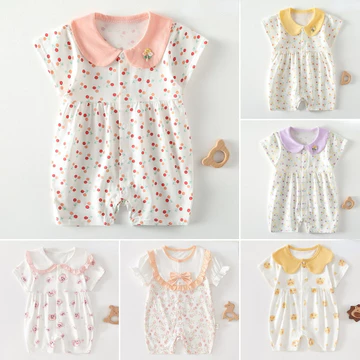 Bộ áo liền quần bé gái Bộ áo liền quần bé gái Bộ áo liền quần bé gái sơ sinh Quần áo mùa hè Quần áo mùa hè cho bé Bộ áo liền quần ngắn tay cho bé gái Bộ áo liền quần công chúa bé gái Quần áo liền quần