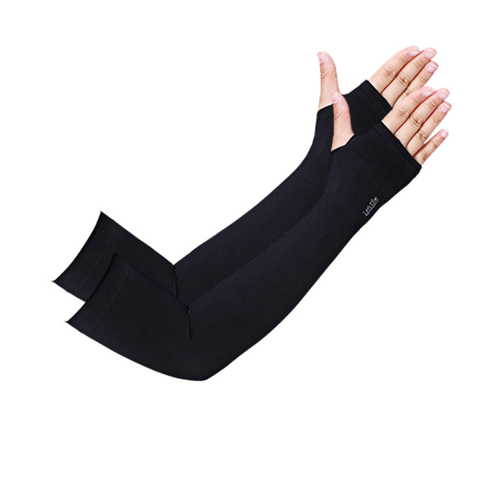 Đi Xe Đạp Chống Nắng Tay Thể Thao Ngoài Trời Liền Mạch Thẳng Unisex Kích Thước Lớn Độ Đàn Hồi Cao