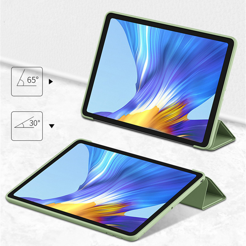 Ốp iPad silicon TPU gấp ba giá đỡ cho iPad Mini 7/6/5/4/3/2/1 7.9-8.3 inch, chống trầy xước, bảo vệ chống sốc