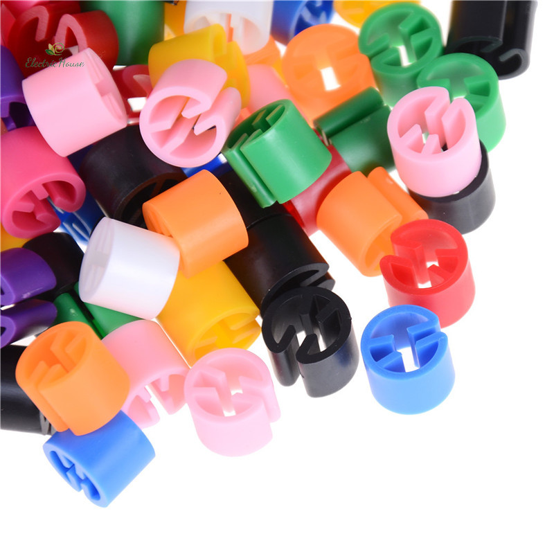 [Nhà Điện] 100 Snap On Móc Treo Kích Thước Bút Đánh Dấu May May Sizers Bánh Donuts Bagels Cubes Sizer mới
