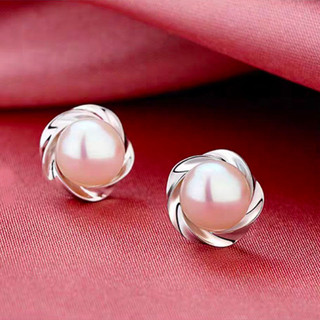 Ngọc Trai Cao Cấp Bông Tai Bạc Sterling Bông Tai Không Gây Dị Ứng 2024 Đơn Giản Thời Trang Phù Hợp Với Bông Tai Nữ 5.15