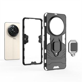 Vỏ giáp chống sốc Realme 12x 5G cho Realme 13 12 Pro Plus 12Pro + 12 + 12Plus 12x 13Pro Realme12Pro 5G 2024 Vỏ điện thoại Giá đỡ PC bằng kim loại Vỏ bảo vệ mặt sau