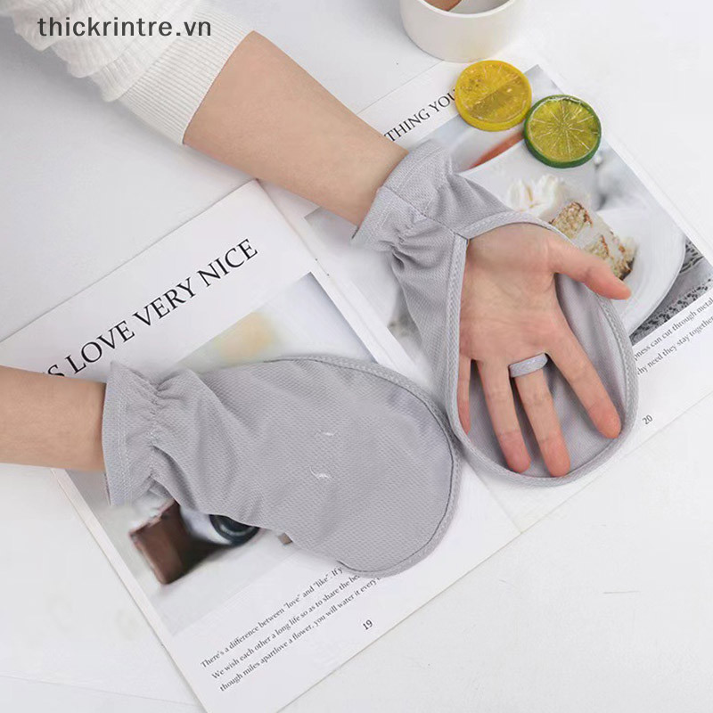 Thi Mùa Hè Găng Tay Chống Tia UV Thoáng Khí Mỏng Nữ Găng Tay Nam Thể Thao Ngoài Trời Găng Tay Đi Xe Đạp Găng Tay Tay VN