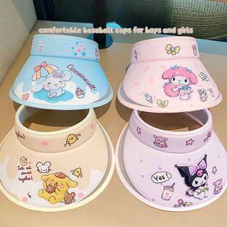 Mũ chống nắng hoạt hình Sanrio Kuromi 2024 cho trẻ em - Chống tia cực tím