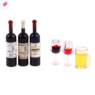 ALIK 5 Cái 1: 12 Nhà Búp Bê Thu Nhỏ Cốc Rượu Bia Cốc Rượu Mẫu Búp Bê Trang Trí VN