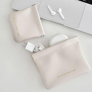 [Giao hàng từ Việt Nam] Túi trang điểm NETDWELL, Túi đựng mỹ phẩm đơn giản PU, Túi đựng đồ du lịch cầm tay Mini thời trang dành cho nữ