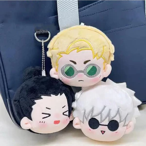 Anime Jujutsu Kaisen Sang Trọng Búp Bê Móc Khóa Satoru Gojo Geto Suguru Plushie Đồ Chơi Nhồi Bông Móc Khóa Mặt Dây Chuyền Phụ Kiện