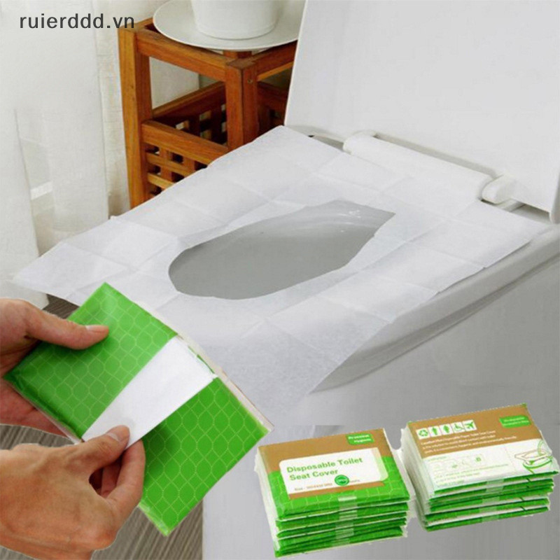 # Mới # 10 Giấy vệ sinh di động, Vỏ bọc ghế vệ sinh dùng một lần, Vỏ vệ sinh cho nhà vệ sinh du lịch, Nhà vệ sinh cắm trại, Chậu di động.