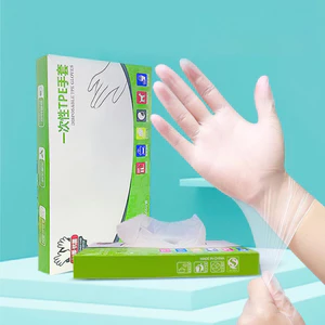 Hộp 100 Găng Tay Cao Su TPE, Bao Tay Siêu Dai Dùng 1 Lần Làm Bếp Nấu Ăn Vệ Sinh-GIOVA