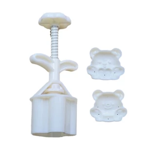 Mya MidAutumn Lễ Hội Bánh Trung Thu Máy Làm Bánh Trái Tim Mặt Trăng Khuôn Bánh Quy Tem Bấm Tay Bánh Quy Món Tráng Miệng Cắt