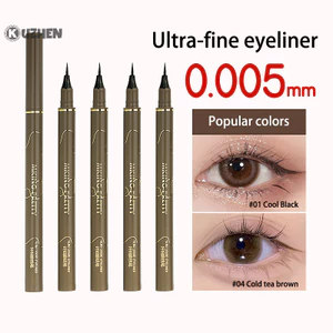Kuzhen 0,005mm Bút kẻ mắt dạng lỏng chống mồ hôi chống thấm nước siêu mịn Nhanh khô dài Lasg Dụng cụ trang điểm dành cho nữ HOT