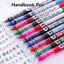 Bút bi mực GETVOW, Bút trung tính thùng kim 0,5mm bằng nhựa, Công cụ viết văn phòng phẩm cực mịn Trường học