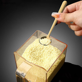Queenten 304 Thép Không Gỉ Hương Vị Thìa Muối Cà Phê Khuấy Thìa Món Tráng Miệng Dễ Thương Thìa Kem Thìa QT