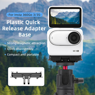 Dành Cho Insta360 GO3S Từ Tính Phát Hành Nhanh Đế Bóng Đá Thể Thao Camera GO3 Adapter Chân Đế Phụ Kiện