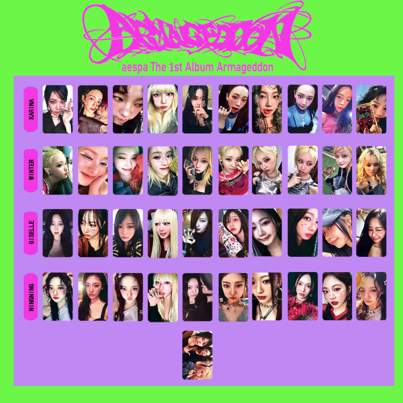 4-5 Cái / bộ Lomo Cards Armageddon Album 1st DRAMA Star River PhotocardsNINGNING ĐÔNG GISELLE KARINA SOLO Bưu Thiếp Kpop YM