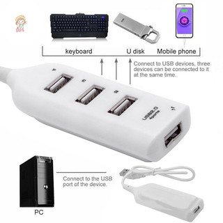 TWE 4 Cổng Tốc Độ Cao USB Hub Có Cáp USB Splitter Hub USB 2.0 Hub Di Động Adapter Đa Năng Cho Laptop Notebook VN