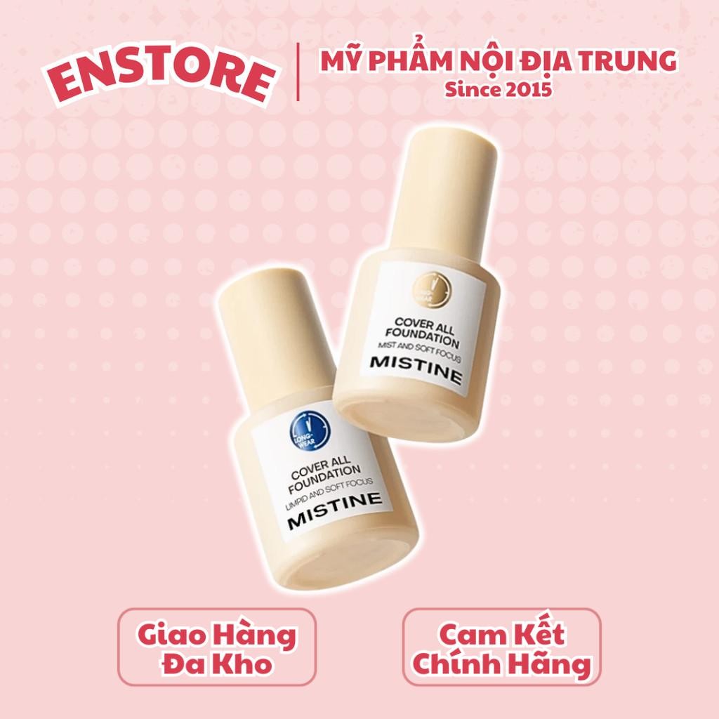 MISTINE - Kem nền Mistine Cover All Foundation lâu trôi 30g | Shopee ...