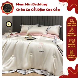 Bộ Chăn Ga Gối Chất Liệu Phi Lụa Mượt Mà Với Những Tone Màu Sắc Siêu Bắt Mắt - MemMinbedding Luxury
