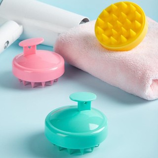 Lược Massage Silicon Bằng Nhựa Làm Sạch Da Đầu Tholy Massage Da Đầu Dễ Dàng Tạo Bọt Đầu