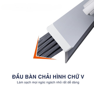 Cây chà sàn đa năng 2 trong 1 Geraki S3, chổi cọ sàn và gạt nước - chính hãng