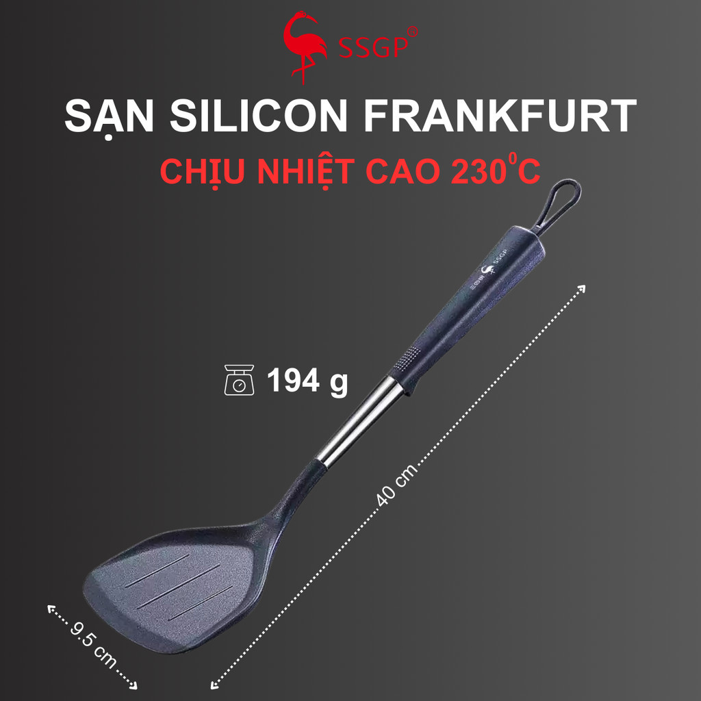Sạn Xẻng silicon Frankfurt của SSGP, sạn silicon chịu nhiệt , sạn silicon nấu ăn sạn nhựa vá silicon