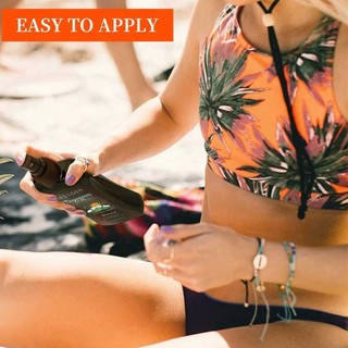 Bodybuilding body bronze skin tone helps with sun drying oil