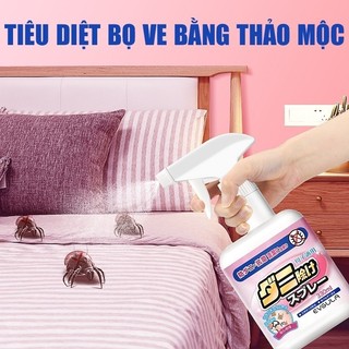 Bình Xịt Diệt Bọ Ve, Bọ Rệp, Mạt Bụi 330ml Chiết Xuất Thiên Nhiên Sử Dụng Tới 4000 Lần NGÓI HOME - BXCT01