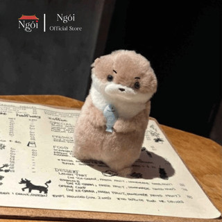 Gấu Bông Rái Cá Thú Nhồi Bông Đáng Yêu Vô Tri Cute Mẫu Hotrend NGÓI HOME - GB03