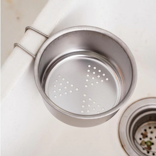 Lọc Rác Bồn Rửa Bát Inox Đồ Lọc Thức Ăn Thừa Rác Thải Có Quai Gác Bồn Hình Tròn Tiện Lợi NGÓI HOME - LR02
