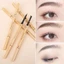 FAVORITEGOODS Bút Lông Mày, Bút Chì Lông Mày Siêu Mỏng Hai Đầu, Chống Thấm Nước Tự Nhiên Xoay Được Với Cọ Lông Mày Dính Nữ