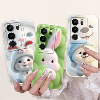 Dành Cho Vivo V29 S17 Pro S17t Ốp Lưng Hoạt Hình Dễ Thương Thỏ Gấu Trúc Silicon Mềm Mờ Cho Vivo V29 Pro V 29 V2250 VivoV29 5G Vỏ