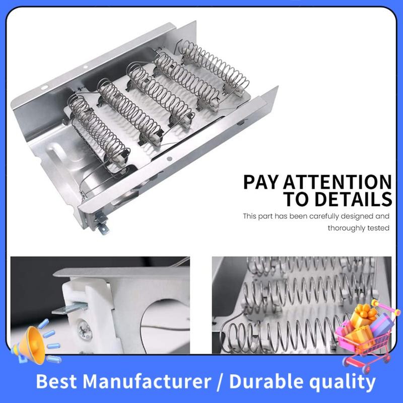 279838 Yếu tố làm nóng máy sấy 279816 Bộ cầu chì cắt nhiệt 3392519 Bộ dụng cụ sửa chữa cầu chì nhiệt máy sấy cho máy sấy xoáy nước