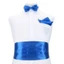TOPTOOLCX Tuxedo Cummerbund, Bộ dây buộc cổ quý ông Belly Band, Thời trang kinh doanh đàn hồi lụa rộng Satin Pocket Square Compere