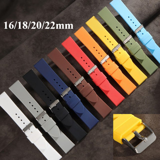 Nhiều Màu Sắc Phát Hành Nhanh Dây Đeo Đồng Hồ Silicon 16mm 18mm 20mm 22mm Cao Su Chống Thấm Nước Mềm Dây Đeo Thay Thế Cho Nam Nữ Thể Thao Dây Đeo Đồng Hồ Vòng Tay